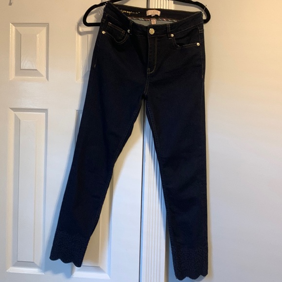 Ted Baker blue jeans size 28 inseam 25- ankle length tight fit. - Picture 1 of 9